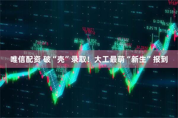 唯信配资 破“壳”录取！大工最萌“新生”报到